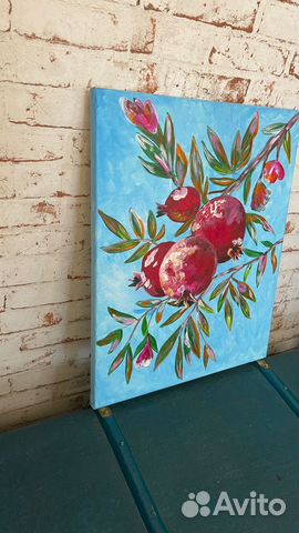 Картина акрилом на холсте