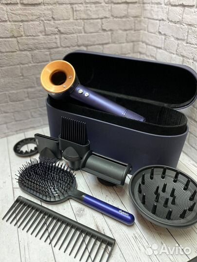 Фен dyson supersonic hd07 с расческой в кейсе