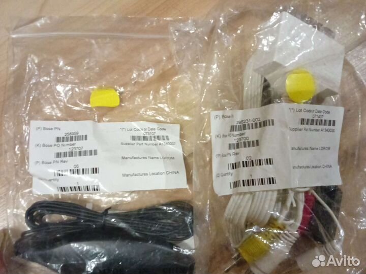 Bose кабели,пульт, блоки питания