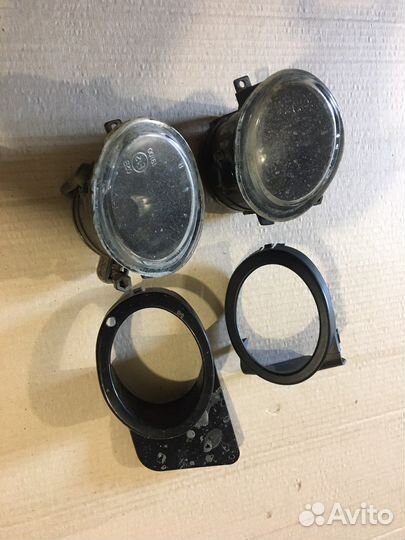 Противотуманки BMW 5 e39 м-бампера с рамками