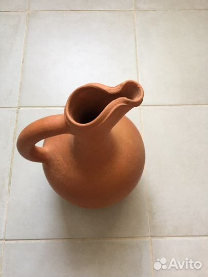 Кувшин глиняный новый