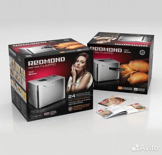 Хлебопечка редмонд