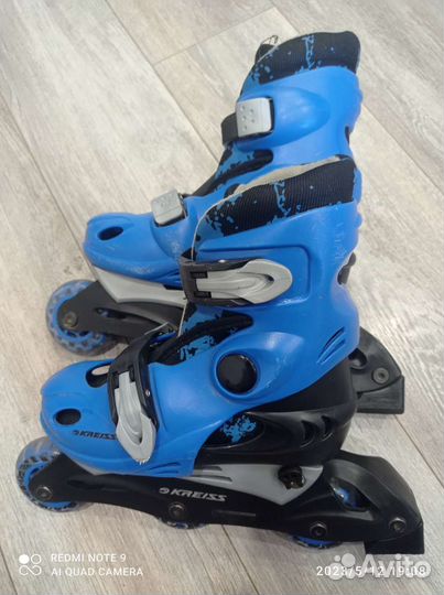 Роликовые коньки детские раздвижные