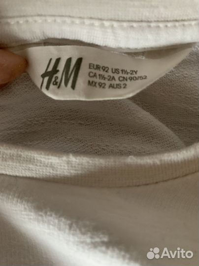 Платье h&m на рост 92-104