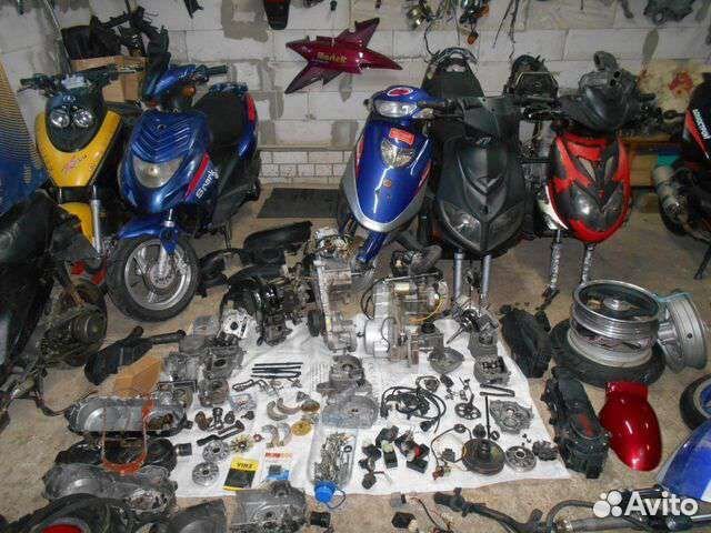 Запчасти на китайский скутер