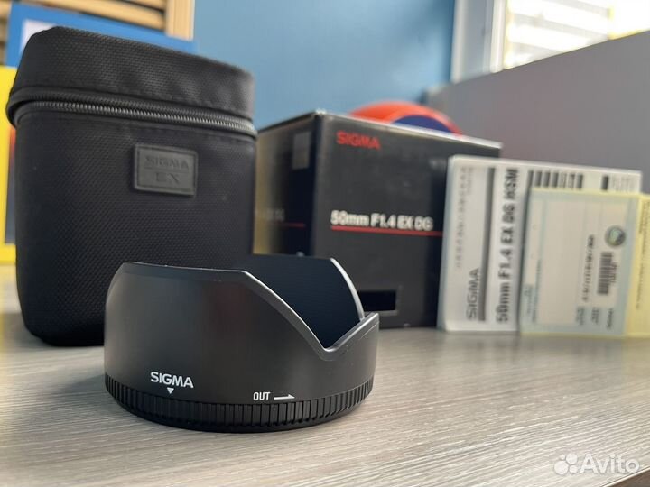 Объектив sigma 50mm 1.4 DG HSM nikon