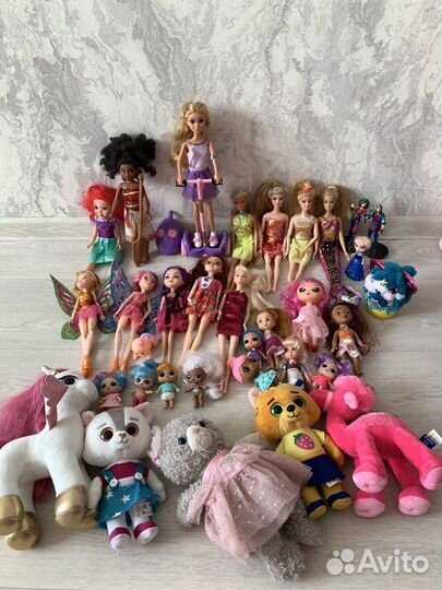 Куклы и мягкие игрушки пакетом