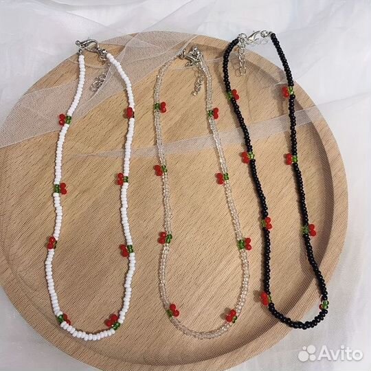 Цепочка из бисера на телефон на заказ