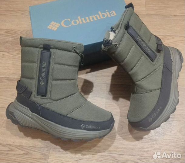 Сапоги Дутики новые Columbia gore-tex хаки