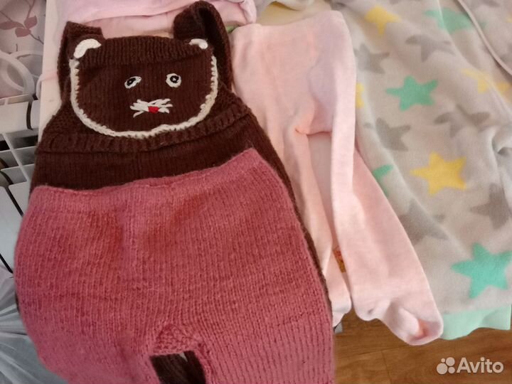 Пакет вещей для девочки до года