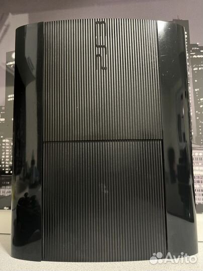 Sony PS3 super slim 500гб 2 геймпада прошитая