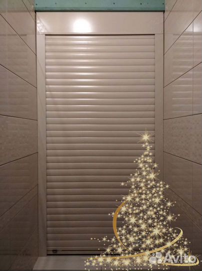 Рольставни для дверей под ключ