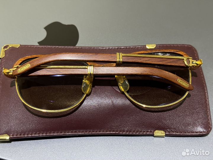 Очки Cartier Wood collection 1990's