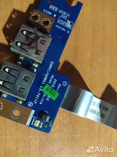 Плата USB для ноутбука Acer E1-531, V3-571, E1-521