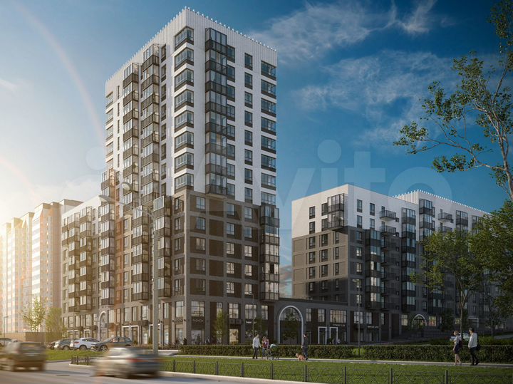 3-к. квартира, 87,7 м², 7/15 эт.