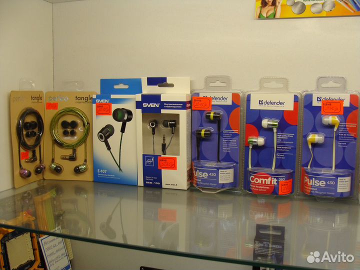 Наушники для телефона, MP3 плеера, планшета