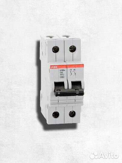 Автоматы ABB 2-полюсные
