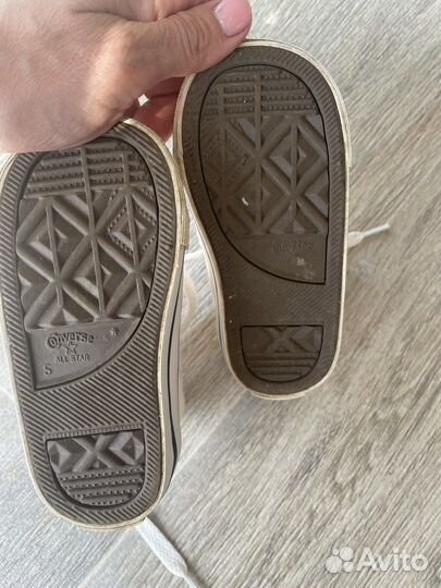 Кеды converse высокие 21 размер