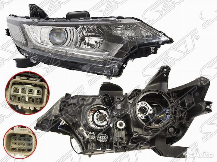 Фара mitsubishi outlander 3 рестайлинг