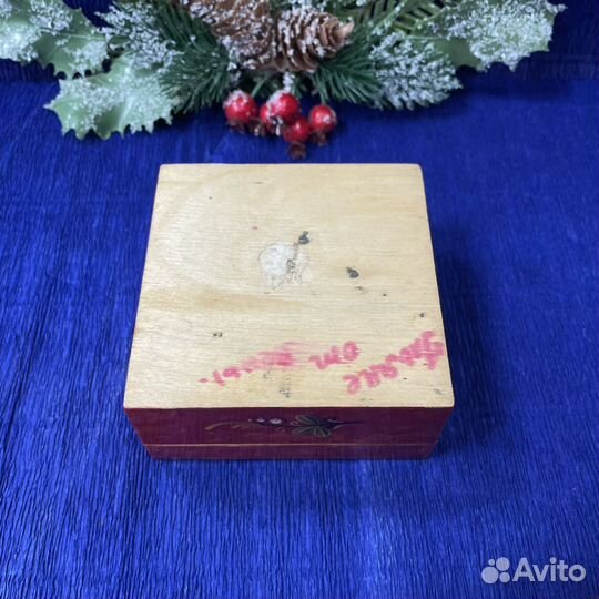 Шкатулка лаковая роспись хохлома дерево живопись