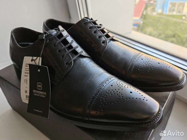 Кожаные туфли Henderson размер 44 (новые)