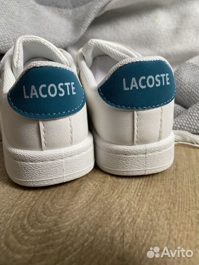 Кроссовки детские Lacoste белые