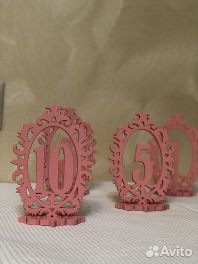 Номера на стол