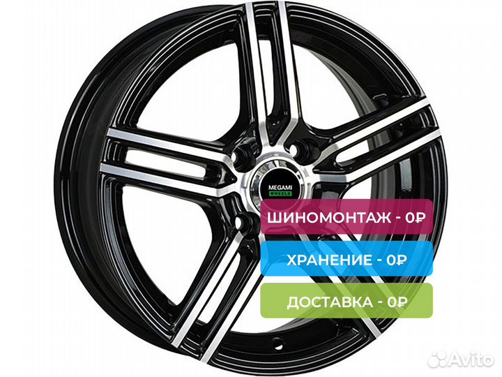 R15 5x112 6J ET47 D57,1 Megami MGM-1 BKF