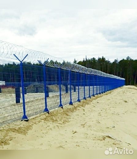 Сетка для забора 3d