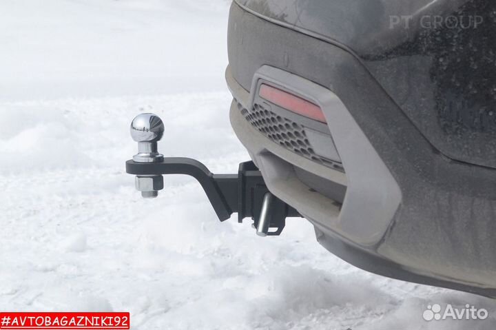 Фаркоп (тсу) под квадрат на Kia Sorento MQ4