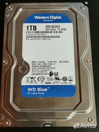 Жесткий диск 1 тб 3.5 WD blue