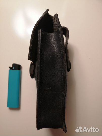 Кожаная поясная сумка новая