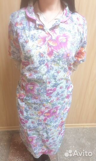 Халаты новые, фланель, ситец