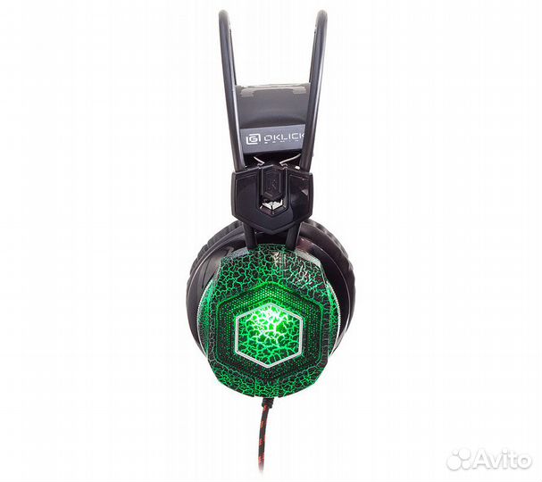 Компьютерная гарнитура Оклик HS-L500G Toxic, черны