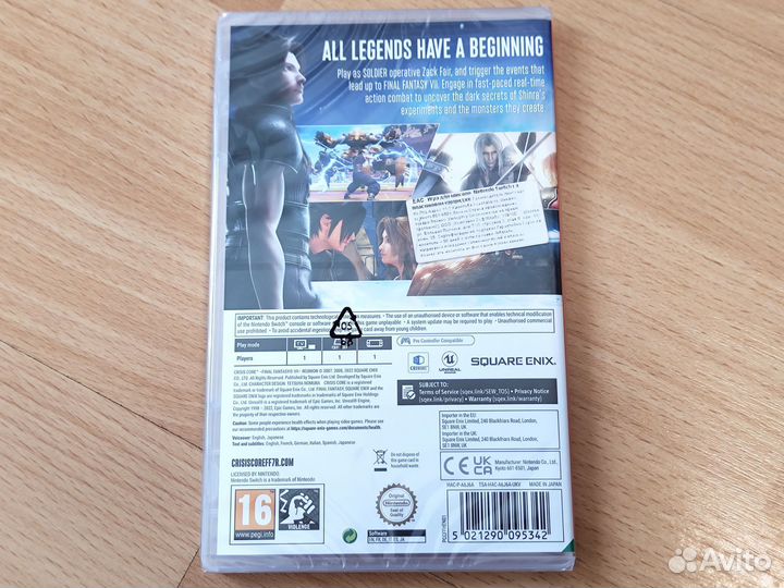 Новый Crisis Core: Final Fantasy VII Reunion