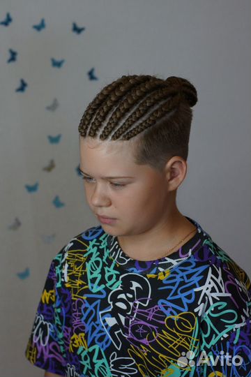 Косы с канекалоном, хвост, брейды, афрокосы