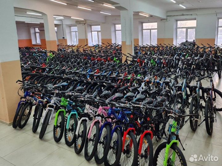 Велосипед на литых дисках