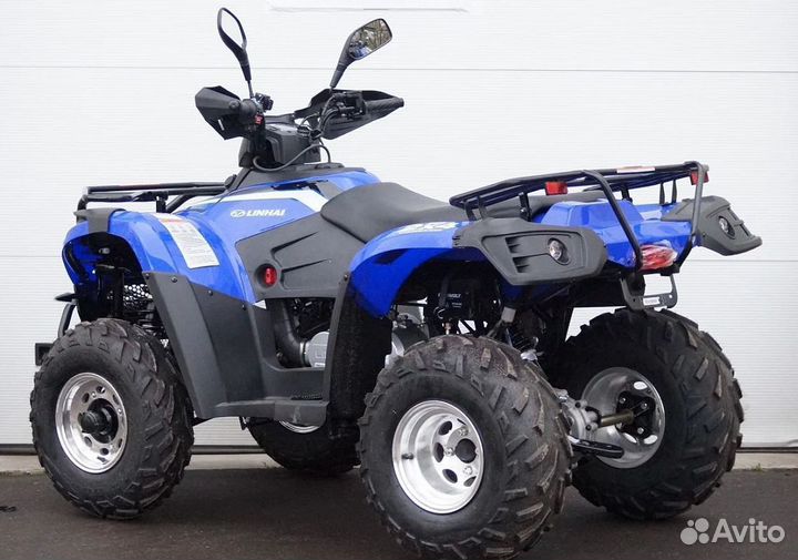 Квадроцикл linhai-yamaha D200 В синем цвете