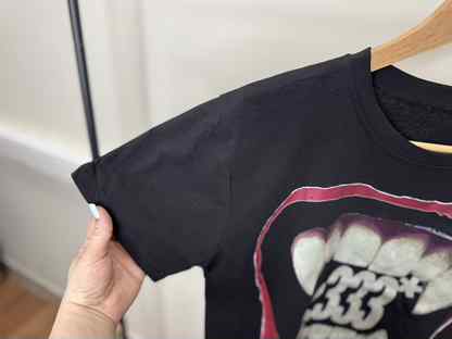 Женская футболка черная с принтом 48-50 размер, Москва