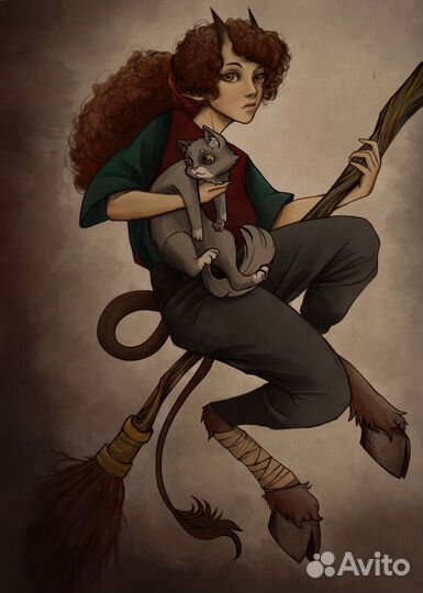 Художник-иллюстратор, персонажи, стикеры