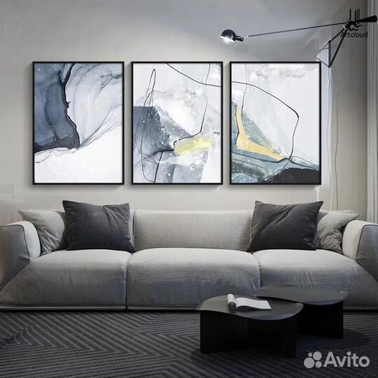 Постер на холсте без рамы