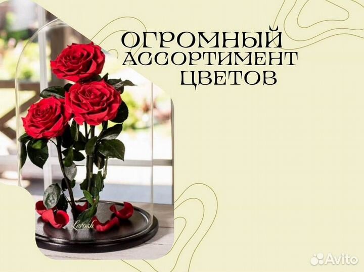 Роза в колбе. От производителя