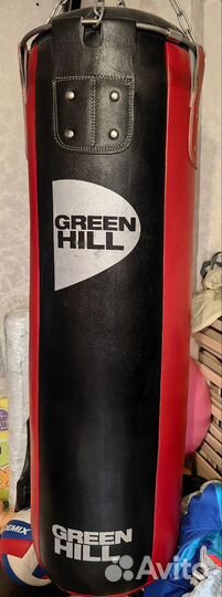 Боксерский мешок / груша green hill 47 кг кожа