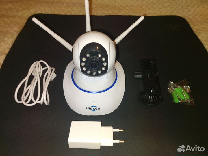 Поворотная Wi Fi камера для видеонаблюдения Hiseeu