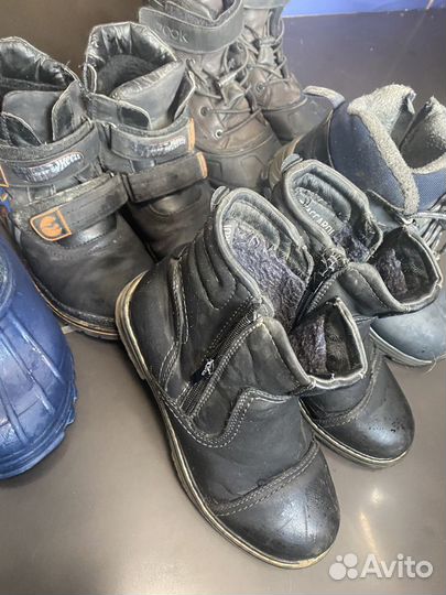 Обувь пакетом для мальчиков сандали и ботинки