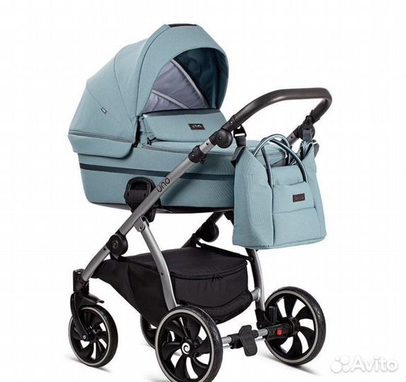 Коляска tutis uno 2 в 1 мятная
