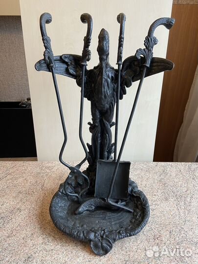 Каминный набор «Цапля на рыбалке»