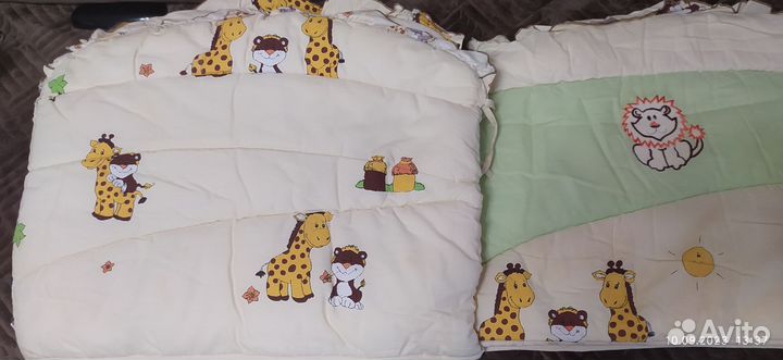 Бортики в детскую кроватку