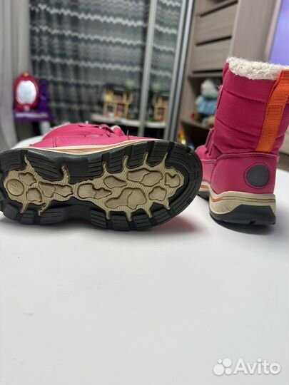 Ботинки зимние для девочки Lassie, б/у, размер 24