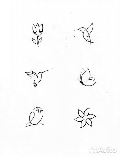 Минитату / delicate tatoo